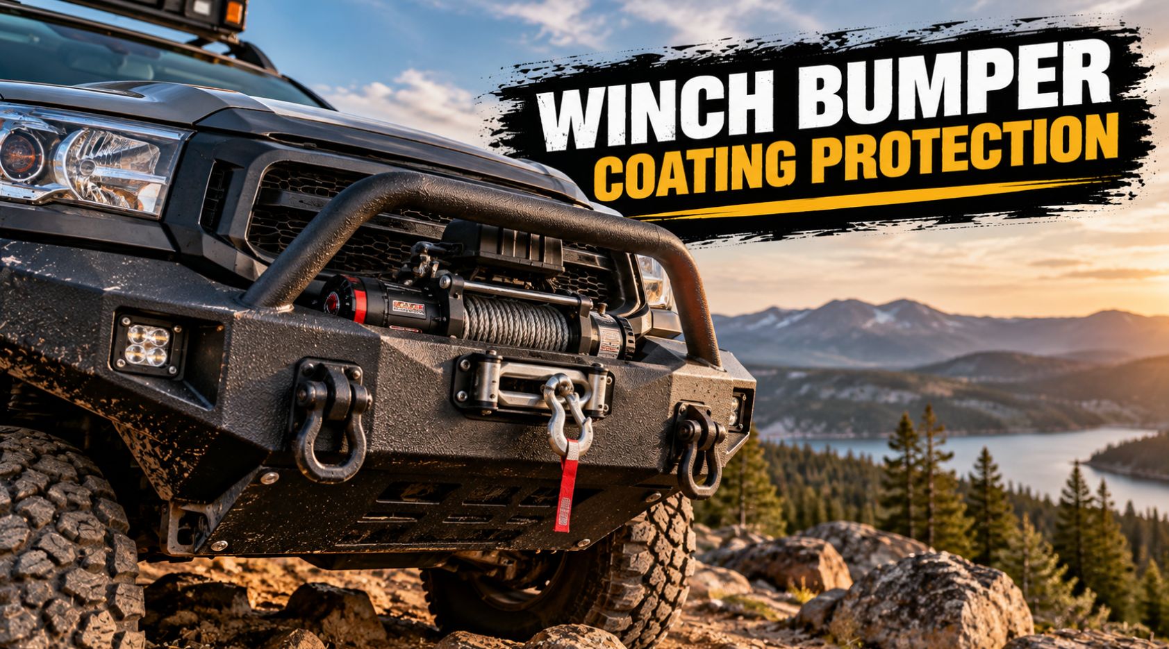 winch bumper coating protection